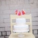 Hot Pink Tassel Garland Cake Topper