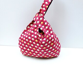 Pink and Maroon Carry All Clutch -  Joel Dewberry Modern Bud Raspberry