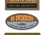 Karen Foster Fishing Outdoor Sign