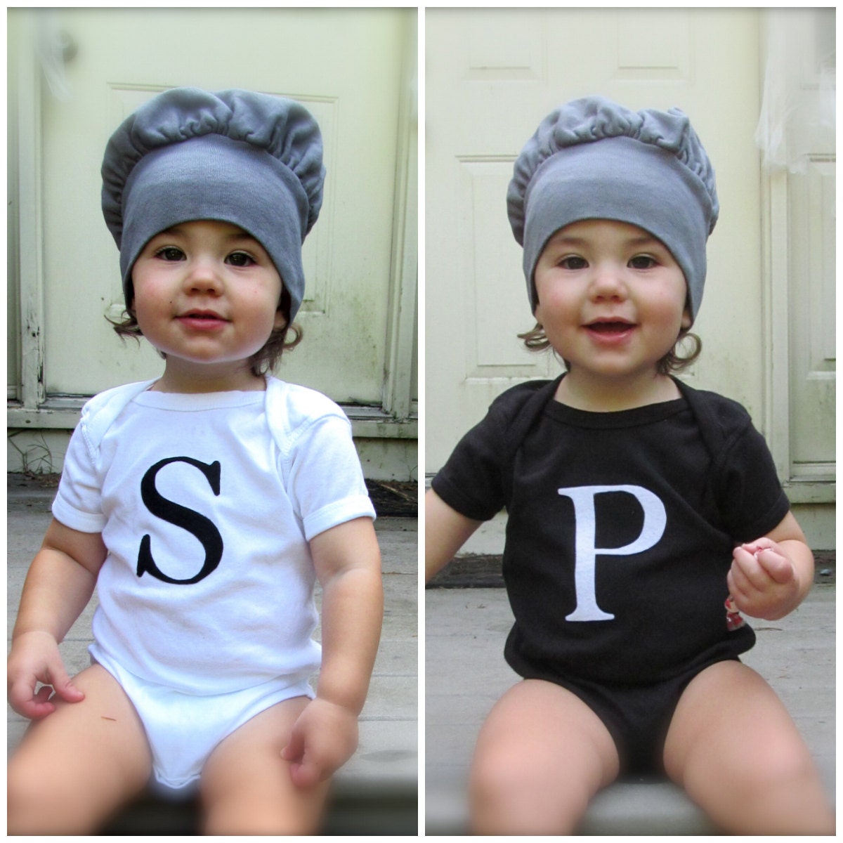 Salt and Pepper Shaker Twin Baby Costume