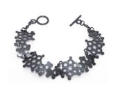 Adrenaline Black Silver Bracelet