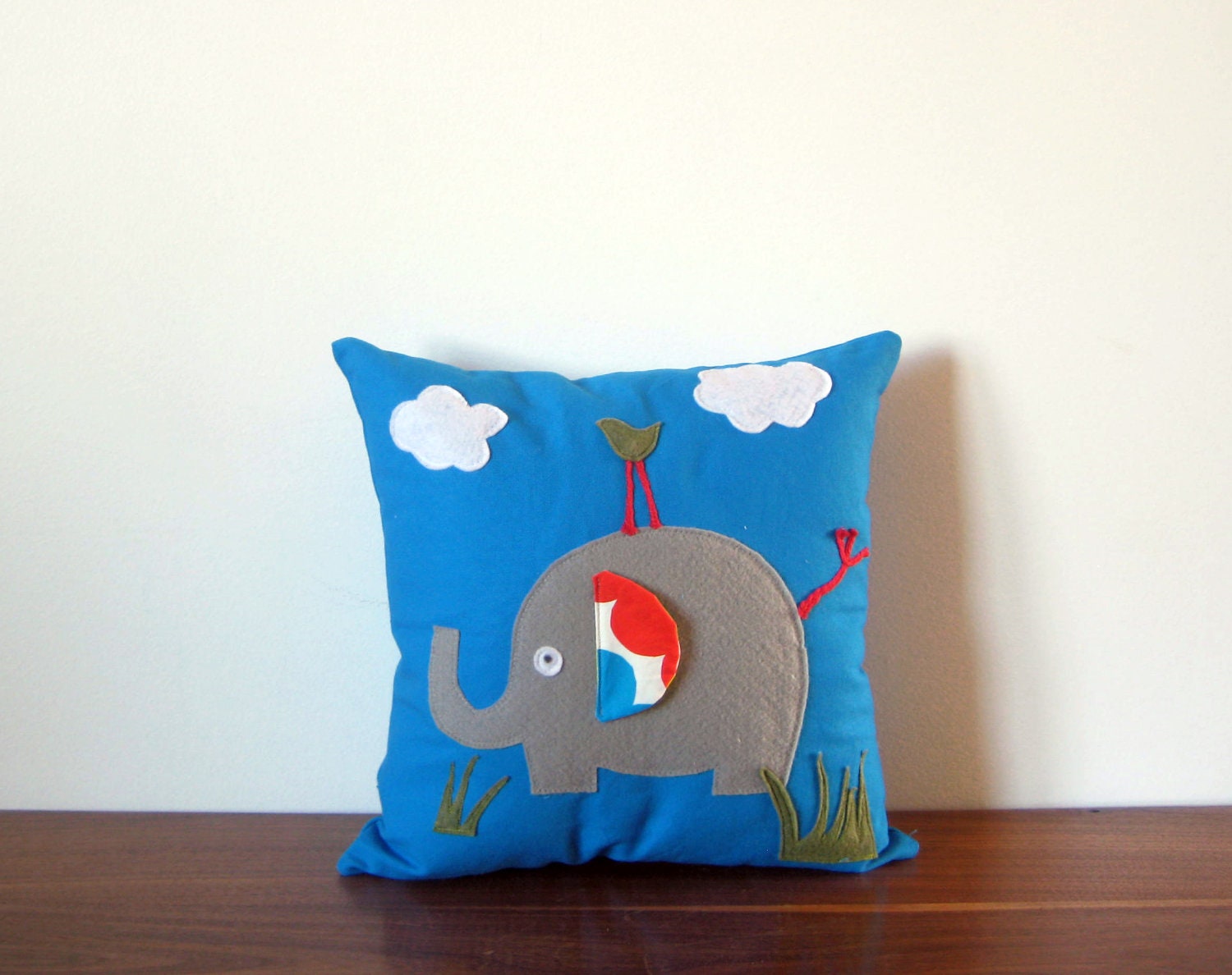 Elephant Pillow Modern Marimekko Bird Pillows Childrens Decorative Cushion