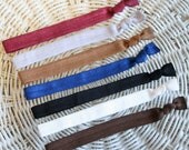 Knotted Hair Tie Headbands Perfect for Yoga Sports Excercise  Anthropologie Inspired - Set of 7 - Or CHOOSE  from More than 50 Colors