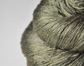Spilled olive oil OOAK - Silk/BabyCamel lace weight - LIMITED EDITION