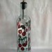 Oil Decanter with hand painted red Cherries