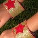 NEW Girls WONDER WOMAN Crown and Arm Bands