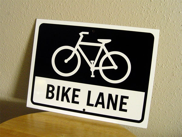 Bike Lane Sign