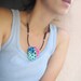 Voronoy necklace - Ocean