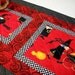 Halloween Table Runner Witchy Woman Handmade Reversible Quilted Ready to Ship One of a Kind