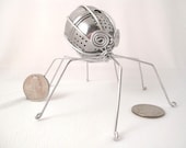 Tea Infuser Spider of Recycled Aluminum Wire - CrisMichaelsCreation