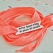 DESIGN YOUR OWN- Hand Stamped 100% Silk Wrap Bracelet - Add the Verse, Lyric or Phrase of your choice