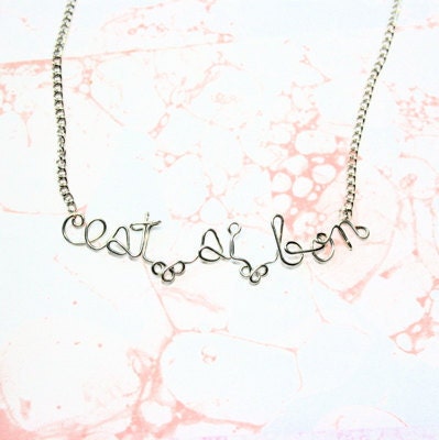 C'est Si Bon - It's So Good French Phrase Necklace