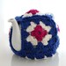 Granny Square Teapot Cozy Tea Cozie Wool 6 Cup