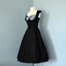 RESERVED FOR SARIA Vintage 1950s Party Dress...Beautiful Reich-Petrillo Midnight Black Taffeta Party Dress