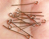 Eye Pins 30mm (100 pcs / Silver Color) F041