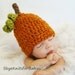 My Little Pumpkin Baby Hat - Photography Prop
