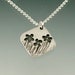 Sterling Silver Flower in the Garden Necklace Pendant
