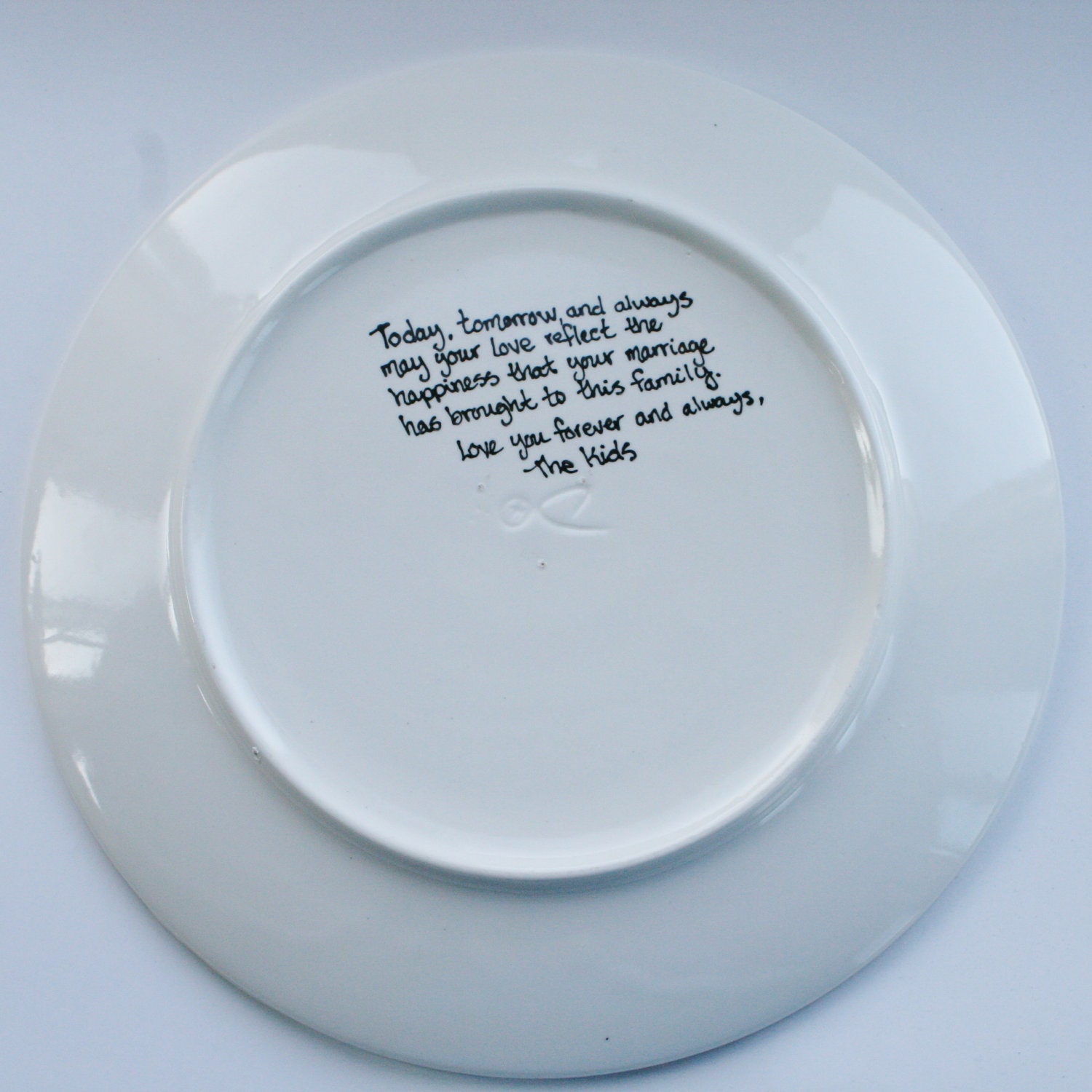 Personalized Anniversary Plate