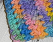 Rainbow Multi Color Mini Prop Blanket/Bucket Blankie Layering Blanket  Newborn Photo Prop Ready To Ship