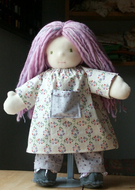 Waldorf doll tutorial EASY Waldorf doll dress sewing tutorial