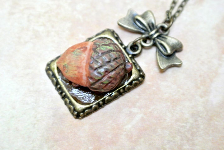 Acorn Necklace, Autumn Jewelry, Fall Necklace