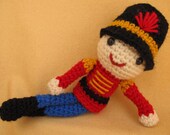 Marching Tin Soldier Crochet Amigurumi Pattern