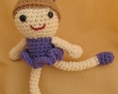 Sugar Plum Fairy Ballerina Crochet Amigurumi Pattern