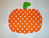Iron On Applique PUMPKIN Halloween Fall Or Harvest
