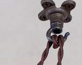 Swag Hook Antique Brass Patina Pendant Light Ceiling Hook // Plant Hook Wall Hook Jewelry Hook Christmas Stocking Hook