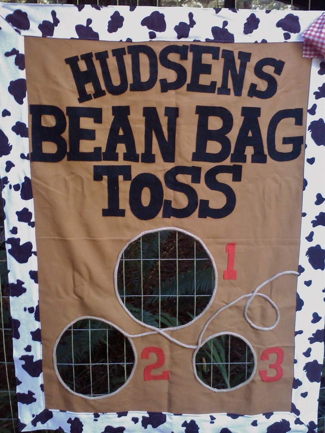 Bean Bag Toss Party Game Western Cowboy Style with Bean Bags Il_570xn