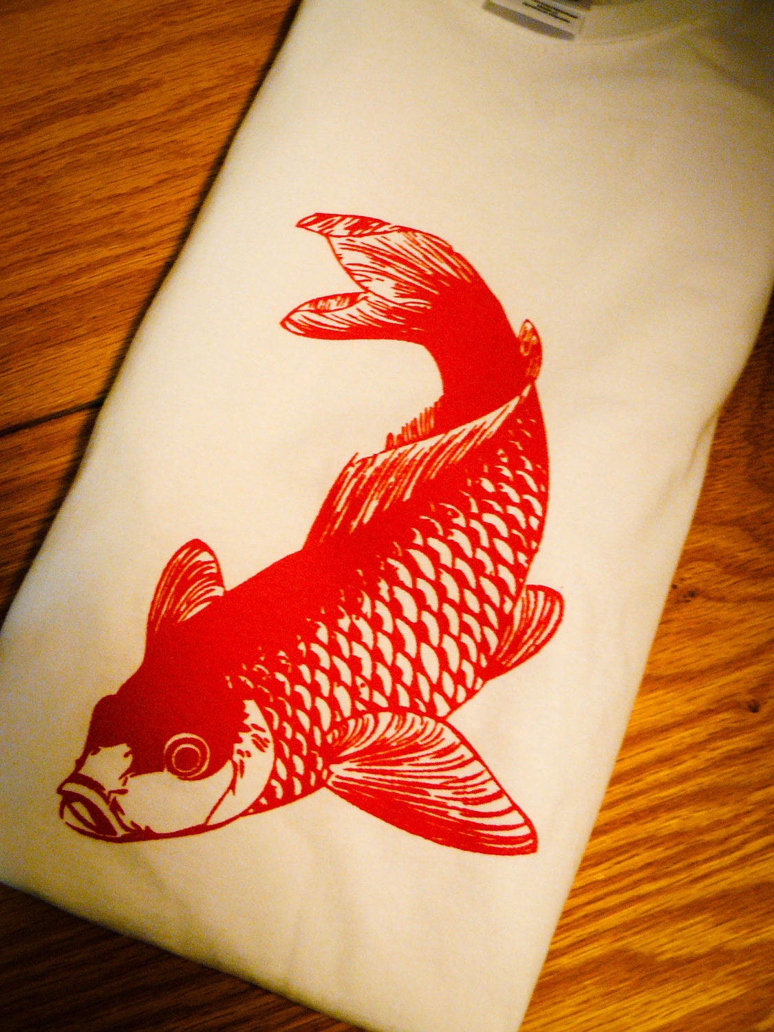 Japanese Koi Screenprinted T-Shirt