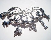 Country Western Cowboy Wine Charms