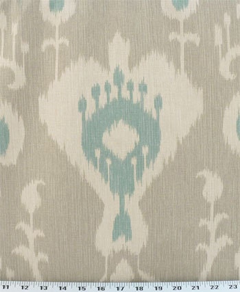 Ikat Drapery Panel Pair