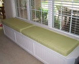 Custom Bench Cushions and Covers with Piping