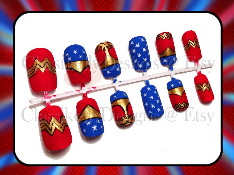Wonder Woman Nail Set