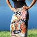 Narimba Stretch Long Skirt (Yellow, Orange, Turquoise, Black)