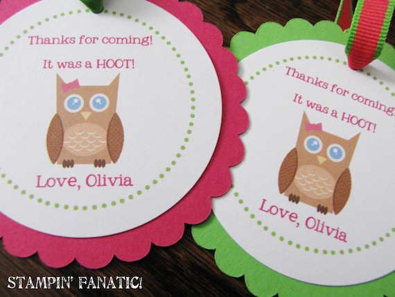 Look Whoo's One Collection: Set of 8 Circle Favor Tags. Hoot hoot. Owl First Birthday. Owl Favor Tags. Il_570xn