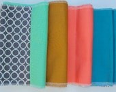 SALE- Choose your own Infinity Scarf in Neon and Slate Grey Mod Rings