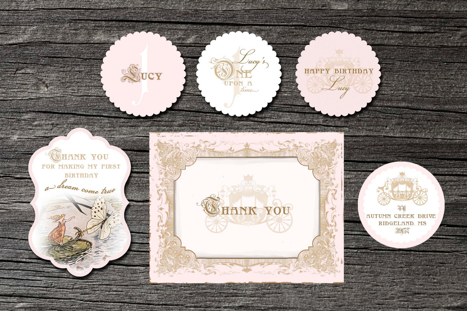 Once Upon a Time Invitation Set of 10