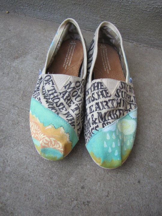 Hand Painted Toms (Custom Order)