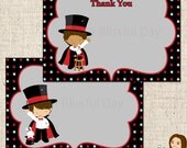 PRINTABLE Boy Magic Show Thank You Cards Il_170x135