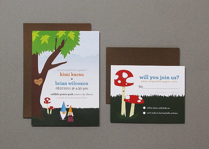 Enchanted Forest Wedding Invitations