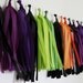 Tissue Tassel Garland- Spooky Halloween