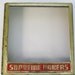 Antique Supreme Bakers Store Display Lid or Door - Tin with Glass Intact - Home Decor - Collectible