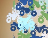 Custom Motorcycle Paper Mobile - your choice of colors