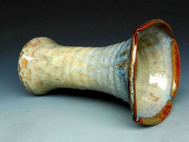 Flared Flower Vase Pottery C
