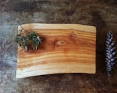 Cutting Board Serving Tray Rustic Birch Cheese Board Salvaged Wood Bread Board for Dad