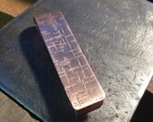 Small Aspen Bark Plaid Money Clip - part of the Aspen Collection