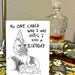 Bane Birthday Hand Drawn Nerdy Card