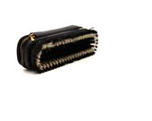 Vintage Leather TRAVEL Shoe Shine Brush